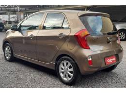 KIA MOTORS - PICANTO - 2013/2014 - Marrom - R$ 46.900,00