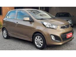 KIA MOTORS - PICANTO - 2013/2014 - Marrom - R$ 46.900,00